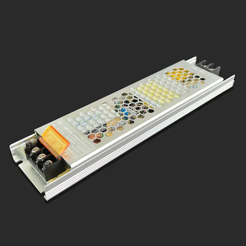 DC 12V 12.5A Light Box Блок живлення 12Vdc 150 ват, чорний корпус Slim 12V LED Lighting блок живлення